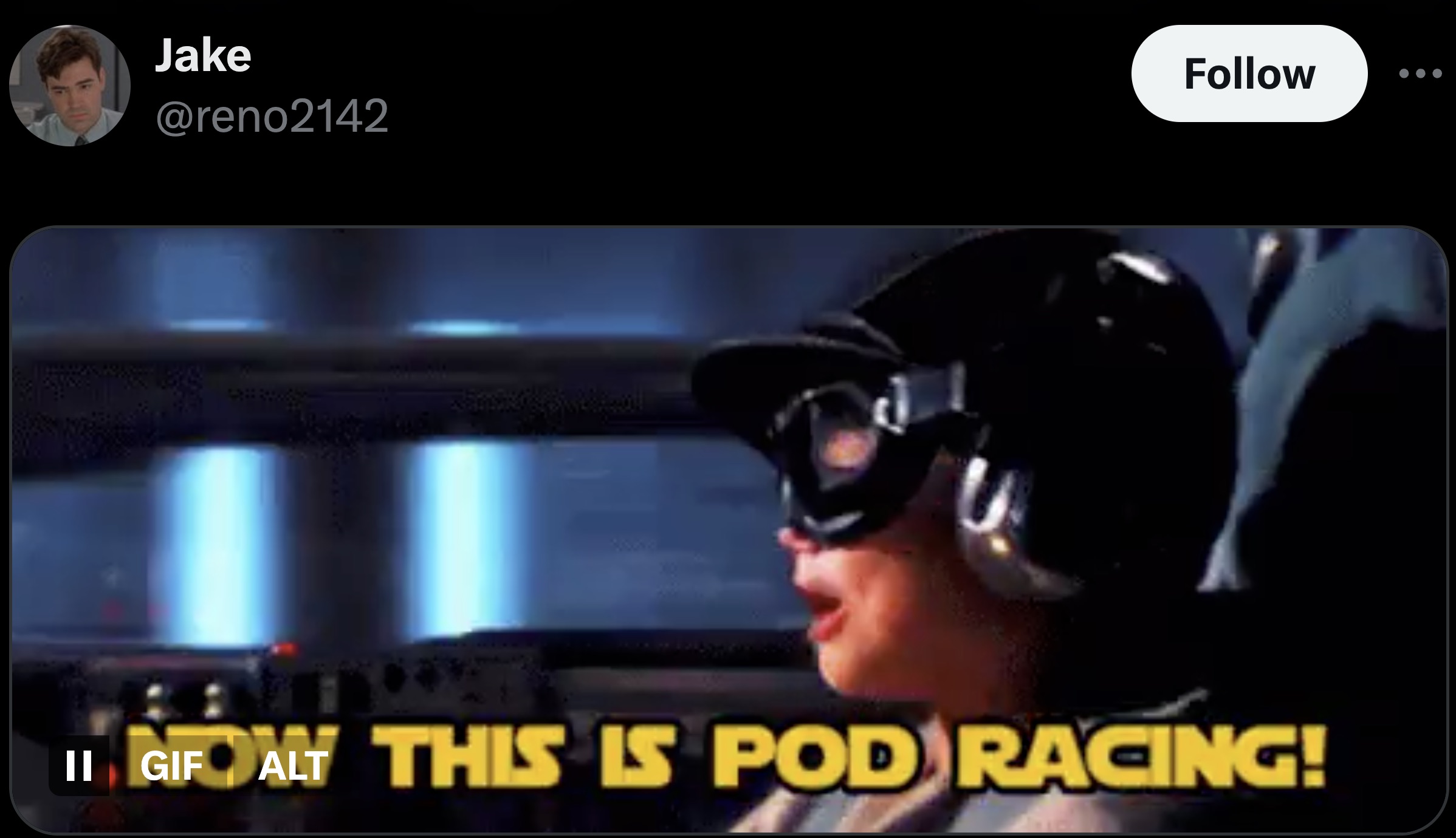 photo caption - Jake Y Alt This Is Pod Racing! Ii Gif Alt